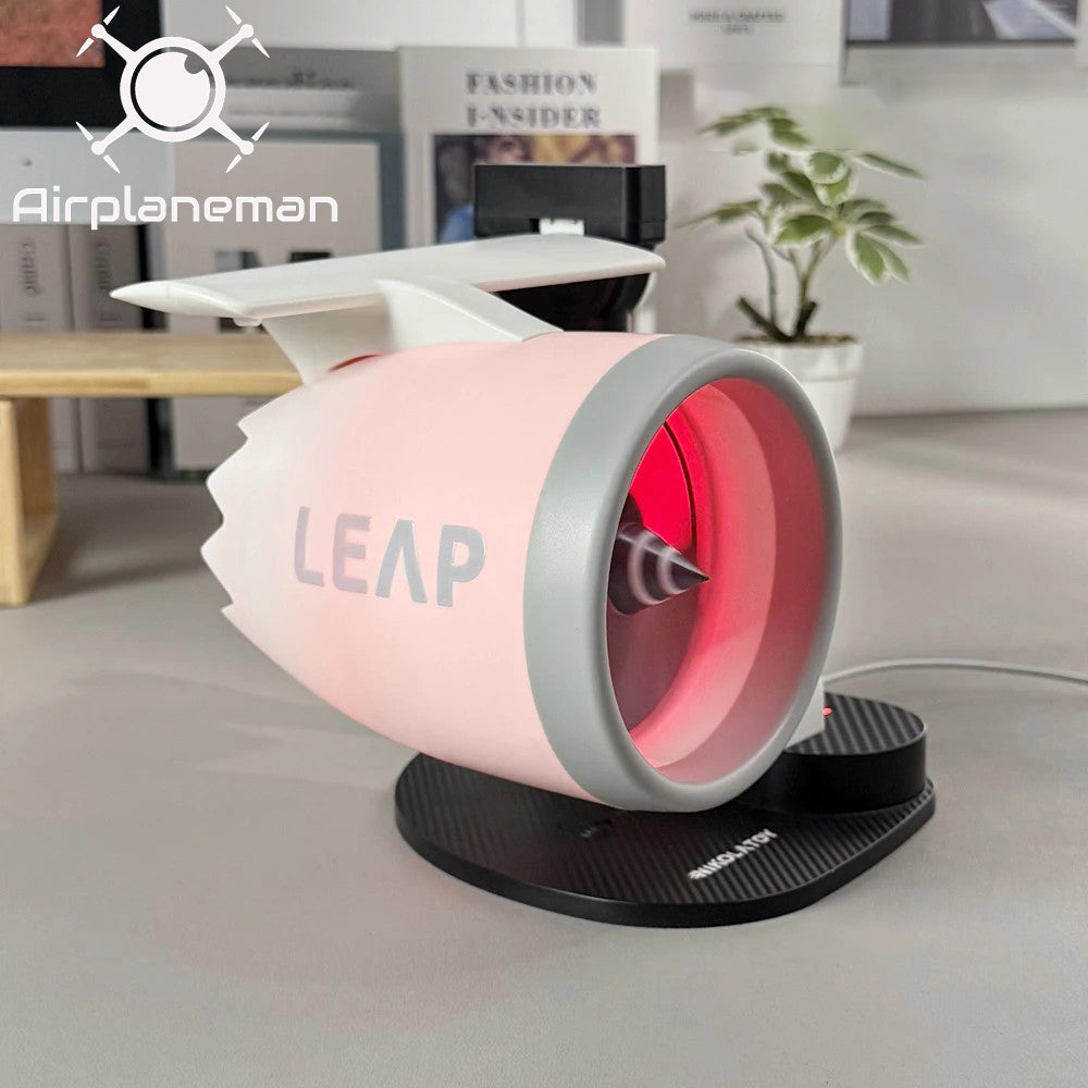 Creative USB aircraft engine turbine with wireless charging desktop ornament（Free delivery）