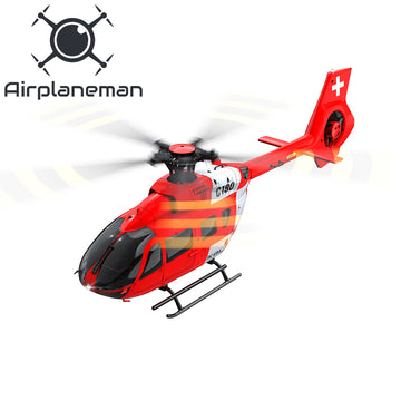 Single paddle aileron free helicopter model